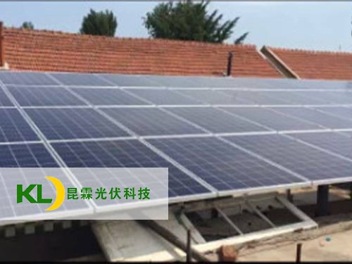 福山區(qū)呂家溝16.4kw太陽能發(fā)電
